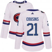 Women's Adidas Montreal Canadiens Nick Cousins White 2017 100 Classic Jersey - Authentic