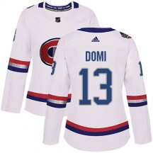 Women's Adidas Montreal Canadiens Max Domi White 2017 100 Classic Jersey - Authentic
