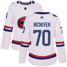 Women's Adidas Montreal Canadiens Michael McNiven White 2017 100 Classic Jersey - Authentic