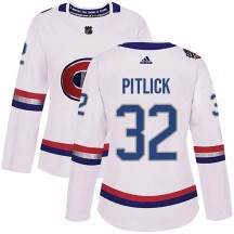 Women's Adidas Montreal Canadiens Rem Pitlick White 2017 100 Classic Jersey - Authentic