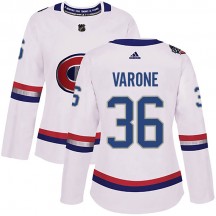 Women's Adidas Montreal Canadiens Phil Varone White 2017 100 Classic Jersey - Authentic