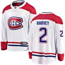 Men's Fanatics Branded Montreal Canadiens Doug Harvey White Away Jersey - Breakaway