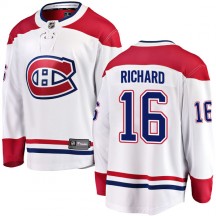 Men's Fanatics Branded Montreal Canadiens Henri Richard White Away Jersey - Breakaway