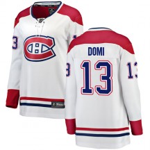 Women's Fanatics Branded Montreal Canadiens Max Domi White Away Jersey - Breakaway