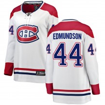 Women's Fanatics Branded Montreal Canadiens Joel Edmundson White Away Jersey - Breakaway