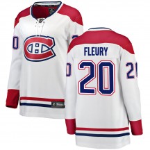 Women's Fanatics Branded Montreal Canadiens Cale Fleury White ized Away Jersey - Breakaway