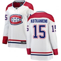 Women's Fanatics Branded Montreal Canadiens Jesperi Kotkaniemi White Away Jersey - Breakaway