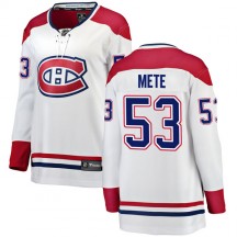 Women's Fanatics Branded Montreal Canadiens Victor Mete White Away Jersey - Breakaway