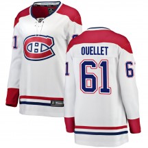 Women's Fanatics Branded Montreal Canadiens Xavier Ouellet White Away Jersey - Breakaway