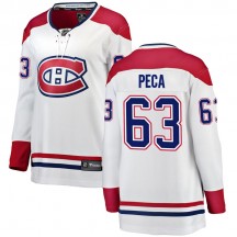 Women's Fanatics Branded Montreal Canadiens Matthew Peca White Away Jersey - Breakaway