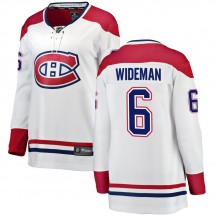 Women's Fanatics Branded Montreal Canadiens Chris Wideman White Away Jersey - Breakaway