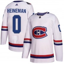 Men's Adidas Montreal Canadiens Emil Heineman White 2017 100 Classic Jersey - Authentic