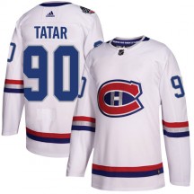 Men's Adidas Montreal Canadiens Tomas Tatar White 2017 100 Classic Jersey - Authentic