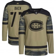 Men's Adidas Montreal Canadiens Kirby Dach Camo Military Appreciation Practice Jersey - Authentic