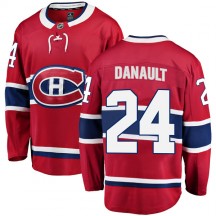 Men's Fanatics Branded Montreal Canadiens Phillip Danault Red Home Jersey - Breakaway