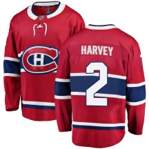 Men's Fanatics Branded Montreal Canadiens Doug Harvey Red Home Jersey - Breakaway