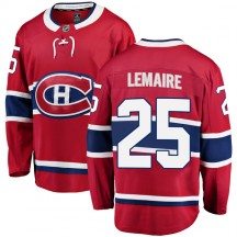 Men's Fanatics Branded Montreal Canadiens Jacques Lemaire Red Home Jersey - Breakaway