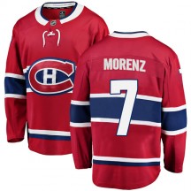 Men's Fanatics Branded Montreal Canadiens Howie Morenz Red Home Jersey - Breakaway