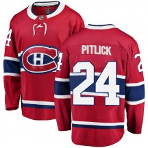 Men's Fanatics Branded Montreal Canadiens Tyler Pitlick Red Home Jersey - Breakaway