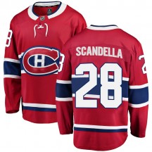Men's Fanatics Branded Montreal Canadiens Marco Scandella Red Home Jersey - Breakaway