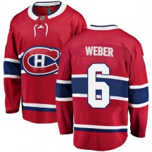 Men's Fanatics Branded Montreal Canadiens Shea Weber Red Home Jersey - Breakaway