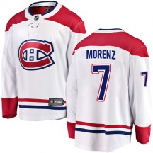 Youth Fanatics Branded Montreal Canadiens Howie Morenz White Away Jersey - Breakaway