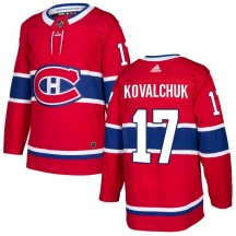 Men's Adidas Montreal Canadiens Ilya Kovalchuk Red Home Jersey - Authentic