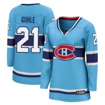 Women's Fanatics Branded Montreal Canadiens Kaiden Guhle Light Blue Special Edition 2.0 Jersey - Breakaway