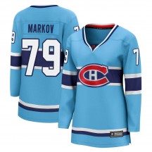 Women's Fanatics Branded Montreal Canadiens Andrei Markov Light Blue Special Edition 2.0 Jersey - Breakaway