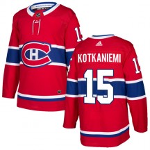 Youth Adidas Montreal Canadiens Jesperi Kotkaniemi Red Home Jersey - Authentic