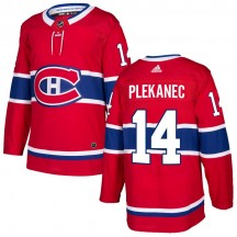Youth Adidas Montreal Canadiens Tomas Plekanec Red Home Jersey - Authentic