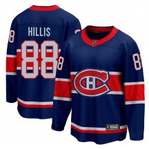 Youth Fanatics Branded Montreal Canadiens Cameron Hillis Blue 2020/21 Special Edition Jersey - Breakaway