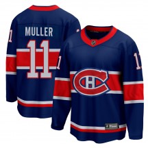 Youth Fanatics Branded Montreal Canadiens Kirk Muller Blue 2020/21 Special Edition Jersey - Breakaway