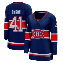 Women's Fanatics Branded Montreal Canadiens Paul Byron Blue 2020/21 Special Edition Jersey - Breakaway