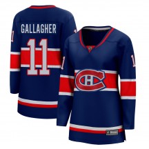 Women's Fanatics Branded Montreal Canadiens Brendan Gallagher Blue 2020/21 Special Edition Jersey - Breakaway