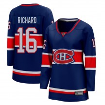 Women's Fanatics Branded Montreal Canadiens Henri Richard Blue 2020/21 Special Edition Jersey - Breakaway