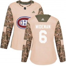 Women's Adidas Montreal Canadiens Chris Wideman Camo Veterans Day Practice Jersey - Authentic