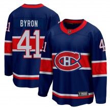 Men's Fanatics Branded Montreal Canadiens Paul Byron Blue 2020/21 Special Edition Jersey - Breakaway