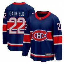 Men's Fanatics Branded Montreal Canadiens Cole Caufield Blue 2020/21 Special Edition Jersey - Breakaway