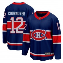 Men's Fanatics Branded Montreal Canadiens Yvan Cournoyer Blue 2020/21 Special Edition Jersey - Breakaway