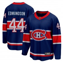 Men's Fanatics Branded Montreal Canadiens Joel Edmundson Blue 2020/21 Special Edition Jersey - Breakaway