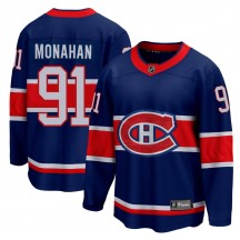 Men's Fanatics Branded Montreal Canadiens Sean Monahan Blue 2020/21 Special Edition Jersey - Breakaway