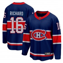 Men's Fanatics Branded Montreal Canadiens Henri Richard Blue 2020/21 Special Edition Jersey - Breakaway
