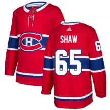 Men's Adidas Montreal Canadiens Andrew Shaw Red Jersey - Authentic