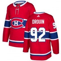 Men's Adidas Montreal Canadiens Jonathan Drouin Red Jersey - Authentic