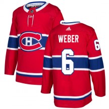 Men's Adidas Montreal Canadiens Shea Weber Red Jersey - Authentic