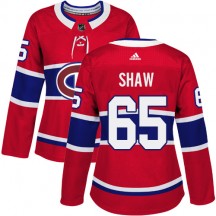 Women's Adidas Montreal Canadiens Andrew Shaw Red Home Jersey - Authentic