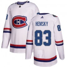 Men's Adidas Montreal Canadiens Ales Hemsky White 2017 100 Classic Jersey - Authentic