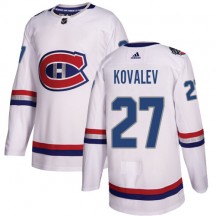 Youth Adidas Montreal Canadiens Alexei Kovalev White 2017 100 Classic Jersey - Authentic