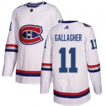Youth Adidas Montreal Canadiens Brendan Gallagher White 2017 100 Classic Jersey - Authentic
